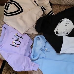 Bundle of 4 Pieces of Pullovers for Girls